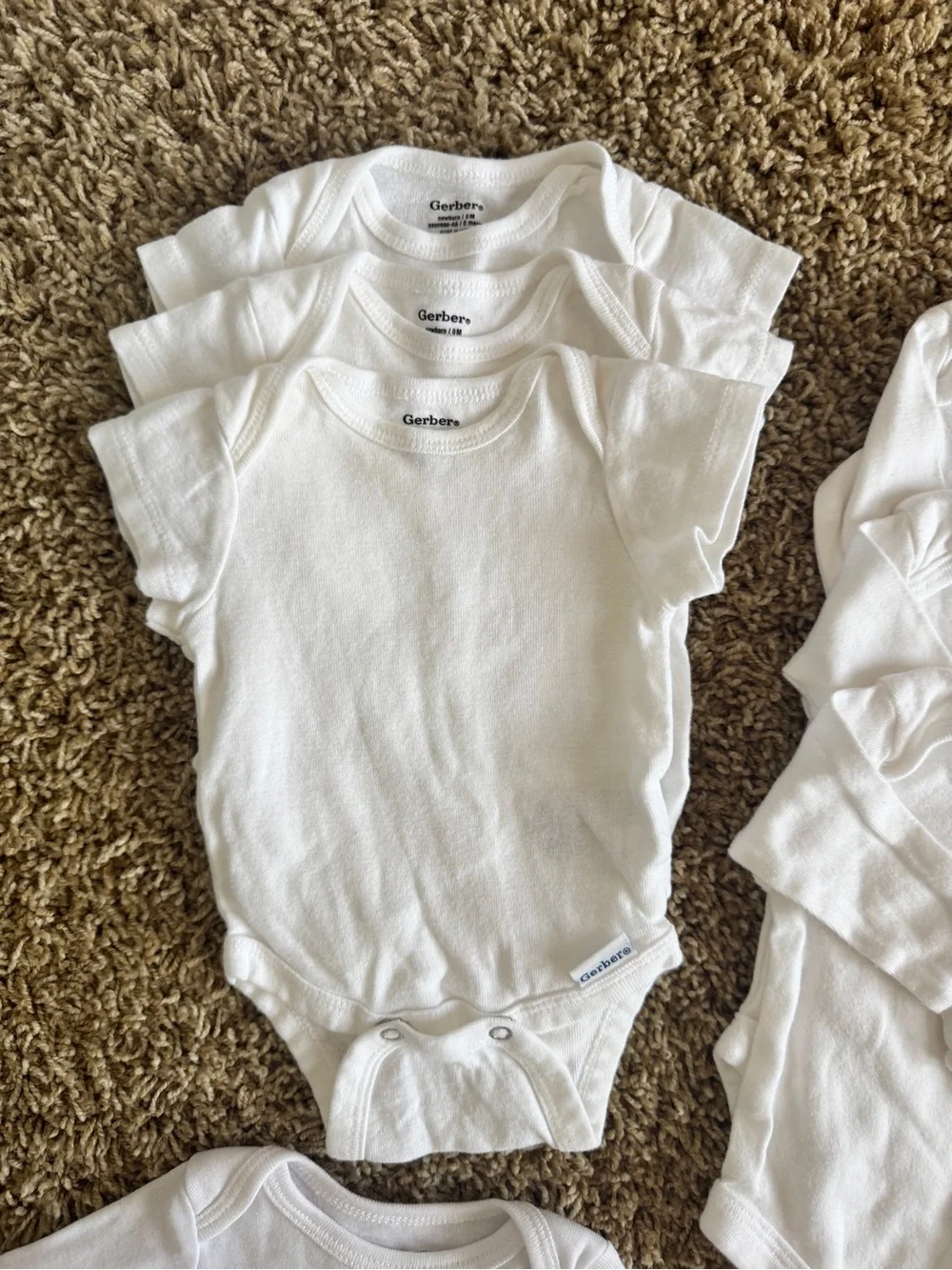 Nike & GERBER NEVER WORN Newborn Onesie Bundle
